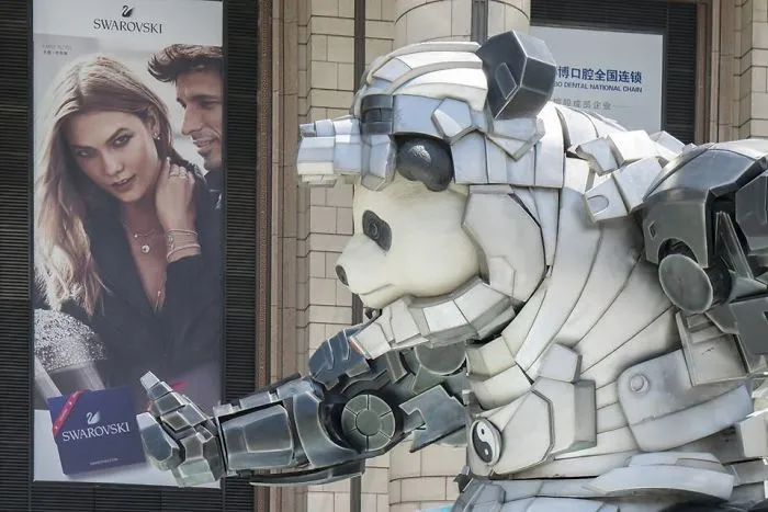 ‘Iron Panda’ Shows His Tai Chi Moves In Shanghai