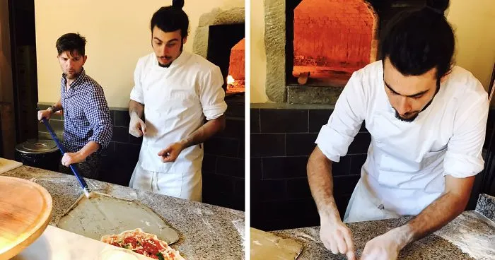 "Parks & Rec" Star Adam Scott Hilariously Fails At Pizza Class In Italy, Chef Saves Him In The Most Brilliant Way