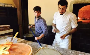 "Parks & Rec" Star Adam Scott Hilariously Fails At Pizza Class In Italy, Chef Saves Him In The Most Brilliant Way