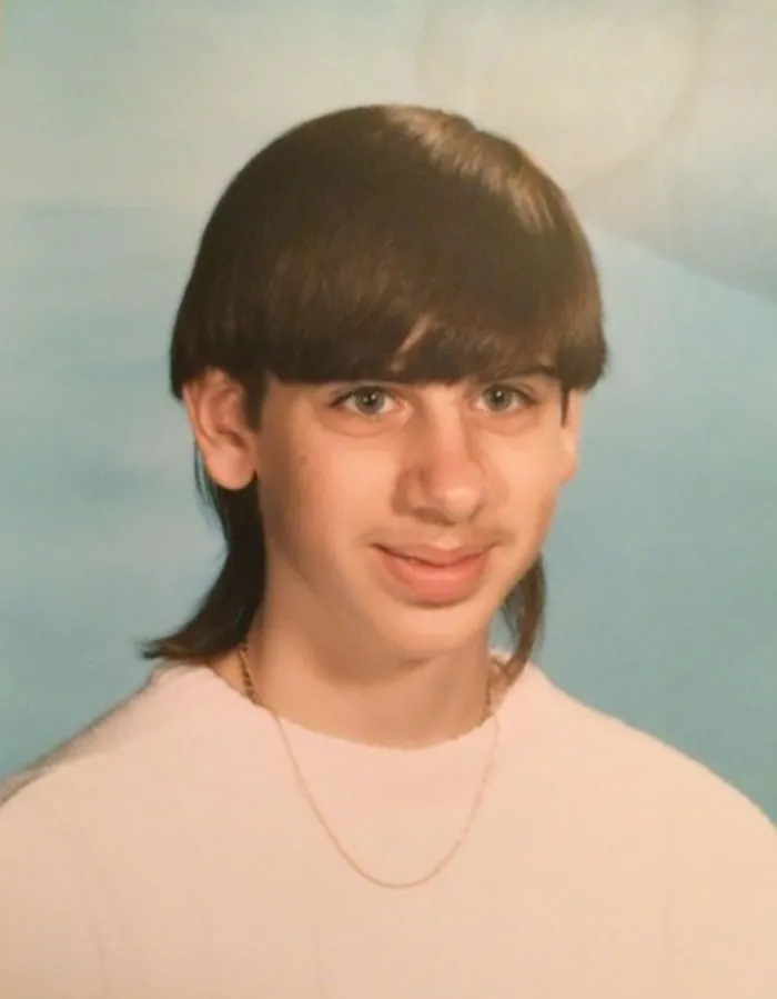 Combinación de mullet y pelo a tazón