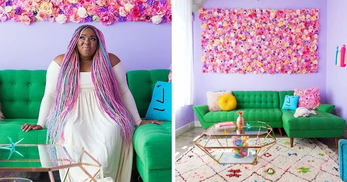 This Woman Has The Most Colorful Apartment You've Ever Seen And Even Unicorns Are Jealous