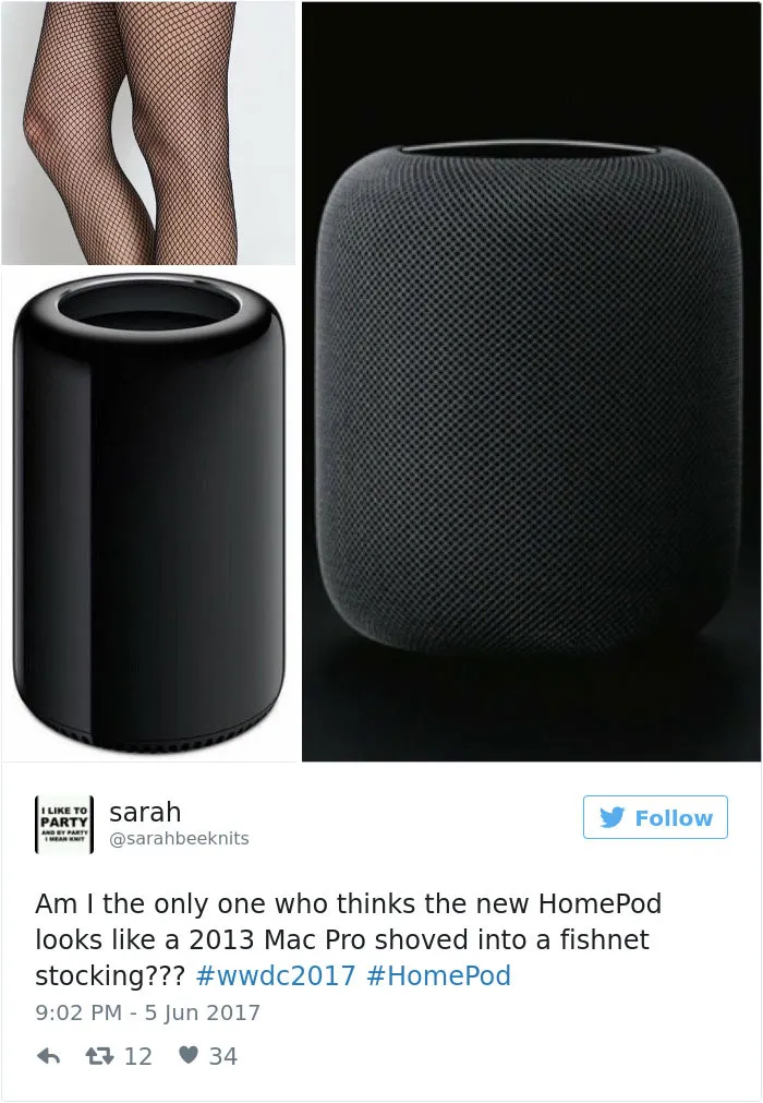 21 Of The Funniest Reactions To Apple's New Home Speaker Design