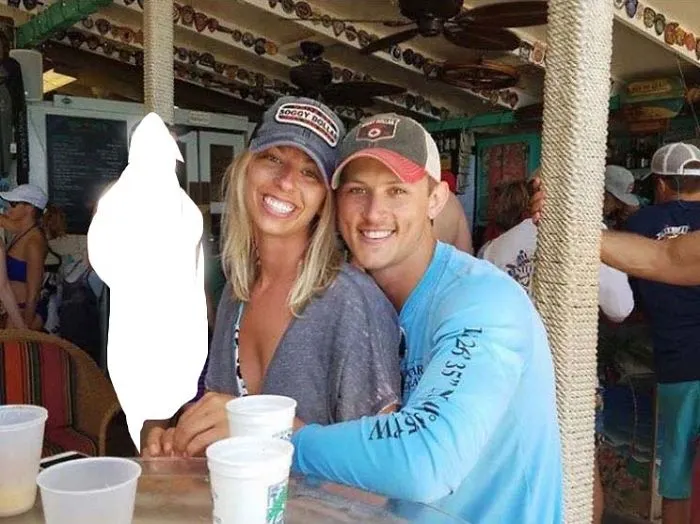 Couple Asks Internet To Photoshop Out Shirtless Guy From Engagement Photo, Regrets It Immediately