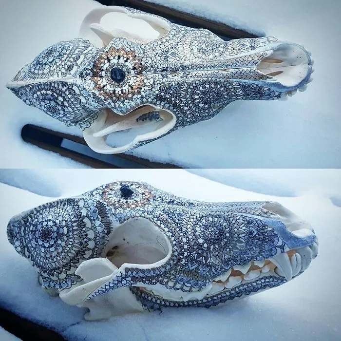 Passion In Her Bones ~ Artist Uses Skulls As Therapeutic Canvas