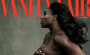 Serena Williams Poses Topless As Pregnant Goddess For Vanity Fair, And Some People Find It "Disgusting"