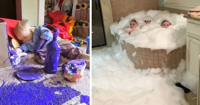 Share what happens when you leave your kids alone