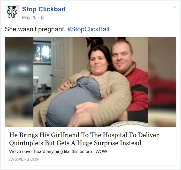 103 Times 'Stop Clickbait' Stopped Clickbait