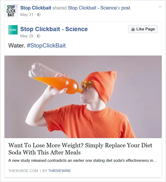 103 Times 'Stop Clickbait' Stopped Clickbait
