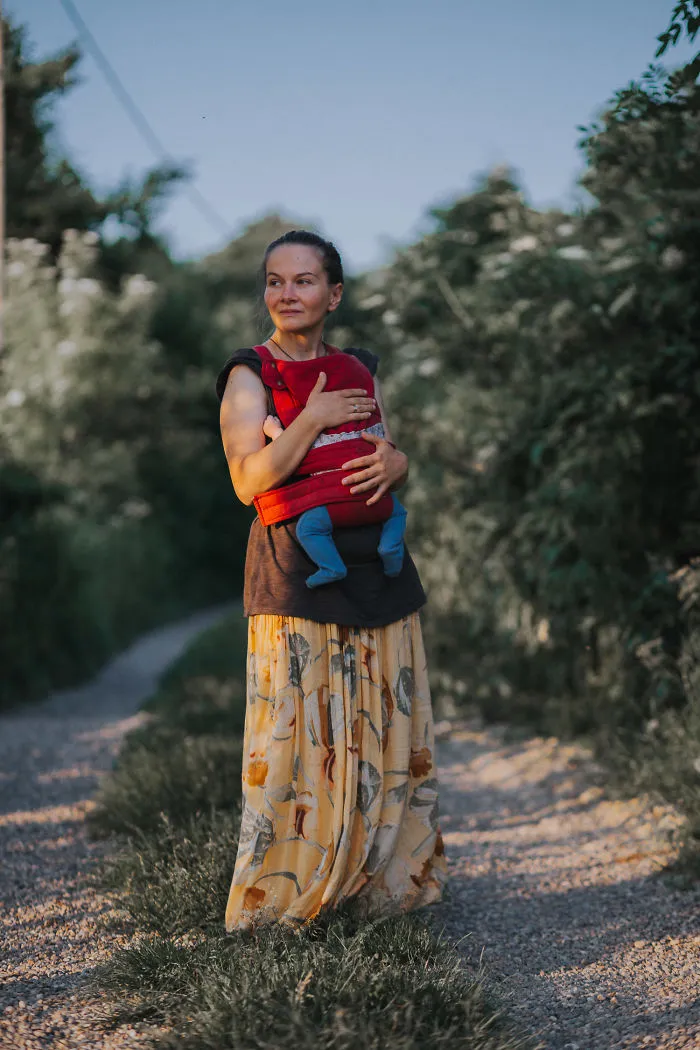 Young Romanian Family Living Beautifully In The Countryside