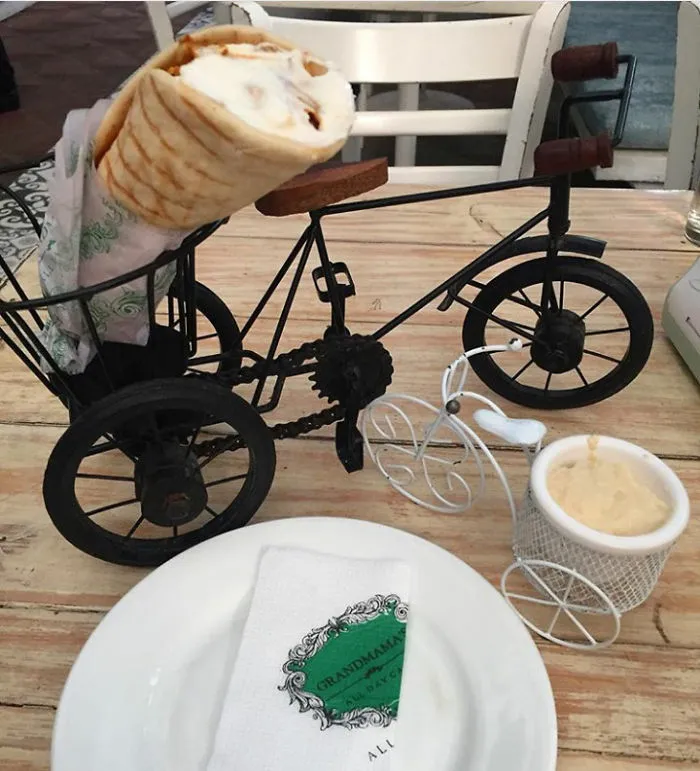 Shawarma en bicicleta