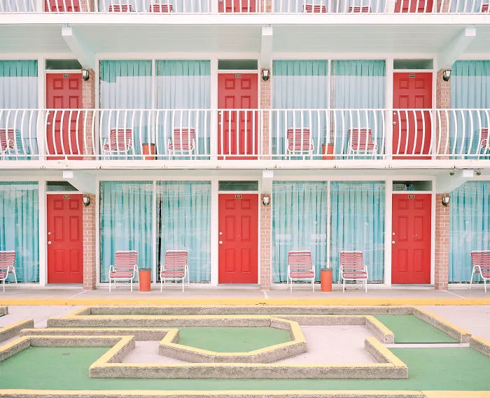“Ebb Tide” At Gold Crest Resort Motel By Tyler Haughey