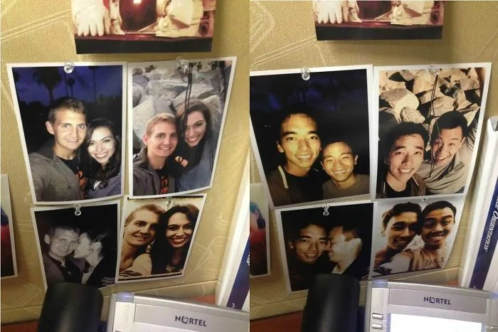 Le hemos cambiado las fotos al compañero y ha tardado una hora en notarlo