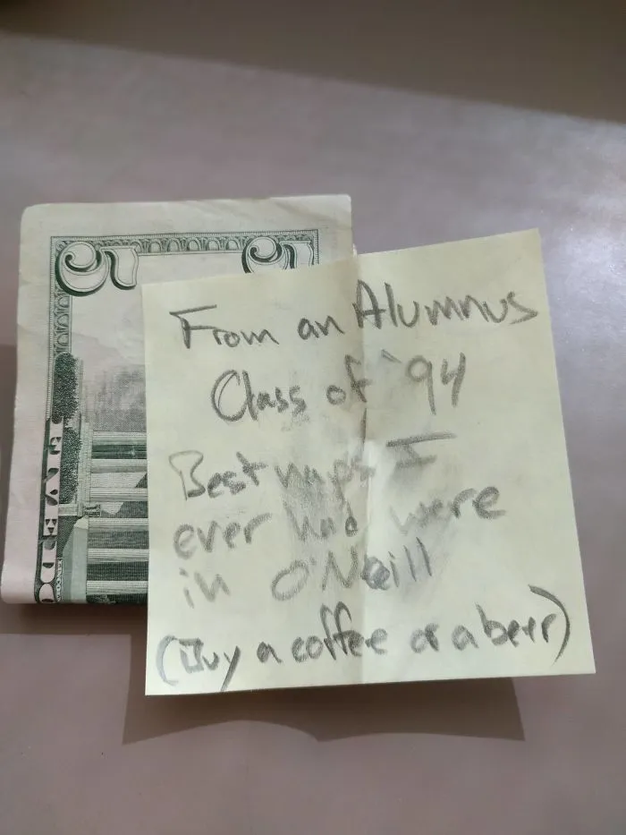 Fell Asleep In The Library. Found This On My Desk When I Woke Up