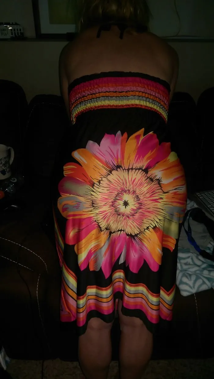 I Couldn't Stop Giggling At Her New "Flower" Dress