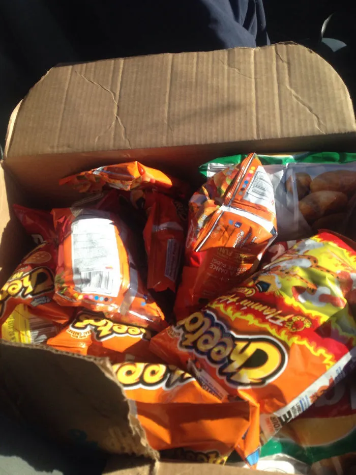 I Truck For Budweiser And Ran Into A Lays Trucker. I Found This In My Truck After He Left