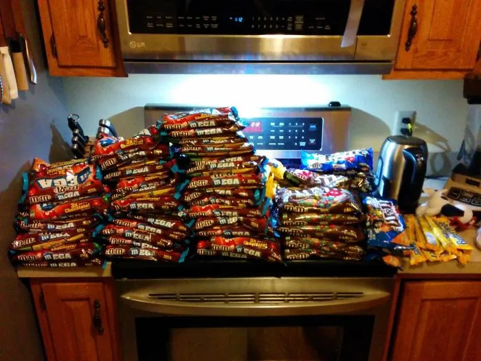 Estoy a dieta. Mi compañero ha traido esto a casa