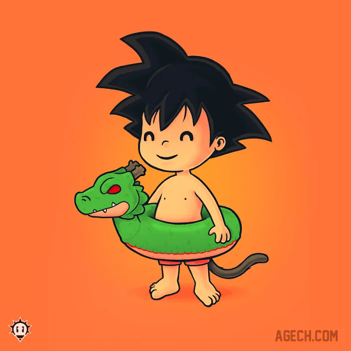 Goku Is Ready For Summer!