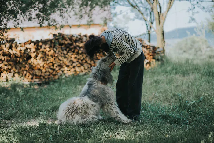 Young Romanian Family Living Beautifully In The Countryside