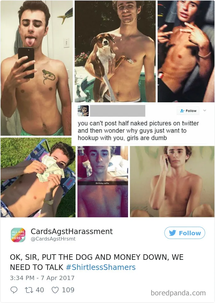 Woman Gets Sick Of Hypocritical Shirtless Men On Social Media, Starts Exposing Them One By One