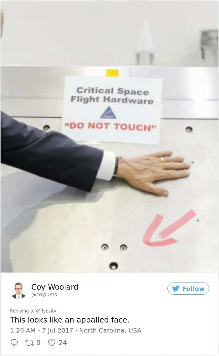 Mike Pence Ignores NASA’s ‘Do Not Touch’ Sign, And The Internet's Response Is Merciless