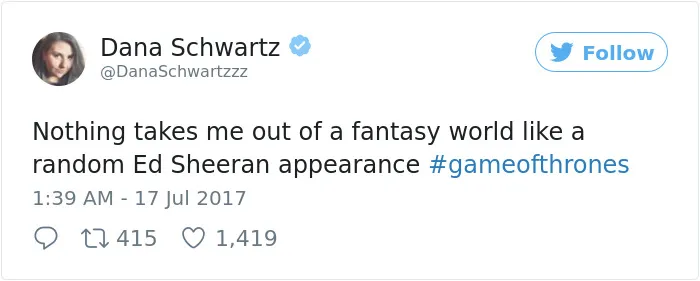 66 Of The Most Hilarious Reactions To Ed Sheeran’s Cameo In Game Of Thrones