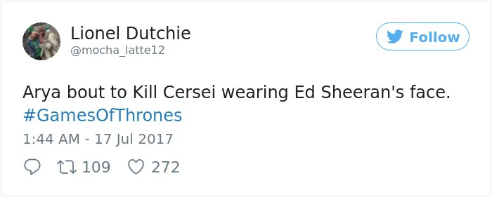 66 Of The Most Hilarious Reactions To Ed Sheeran’s Cameo In Game Of Thrones