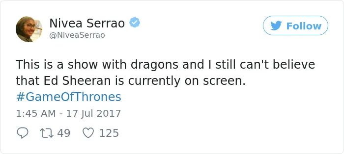 66 Of The Most Hilarious Reactions To Ed Sheeran’s Cameo In Game Of Thrones