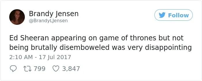 66 Of The Most Hilarious Reactions To Ed Sheeran’s Cameo In Game Of Thrones