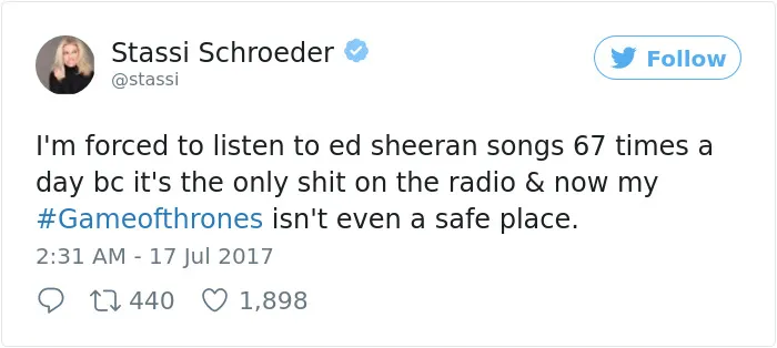 66 Of The Most Hilarious Reactions To Ed Sheeran’s Cameo In Game Of Thrones