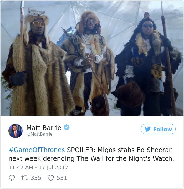 66 Of The Most Hilarious Reactions To Ed Sheeran’s Cameo In Game Of Thrones