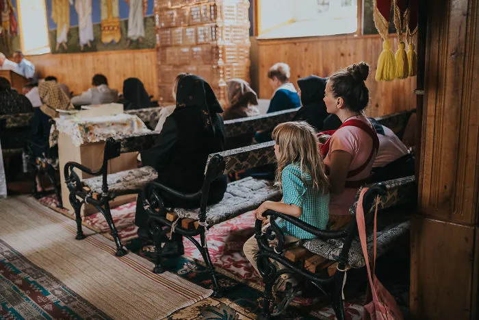 Young Romanian Family Living Beautifully In The Countryside