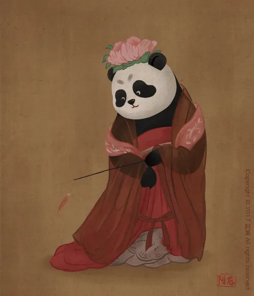 21 Famous Paintings That Look Better With Pandas