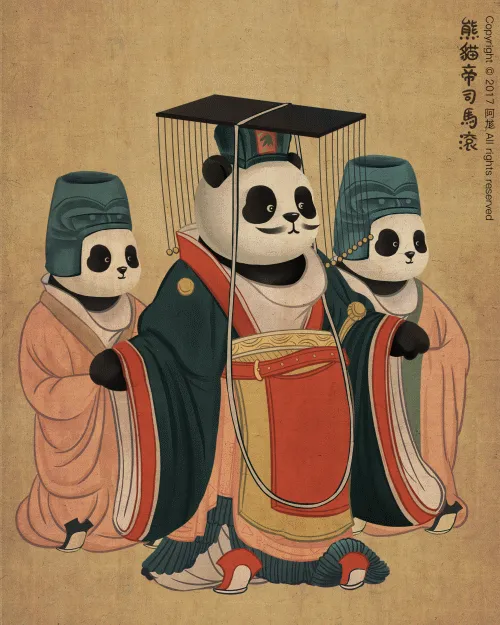 21 Famous Paintings That Look Better With Pandas
