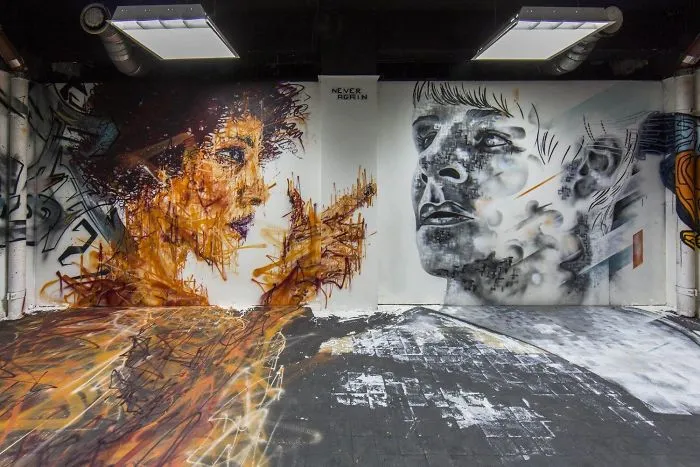 Esta escuela pidió a 100 grafiteros que la pintaran antes de ser renovada, y los resultados son mejores que cualquier renovación