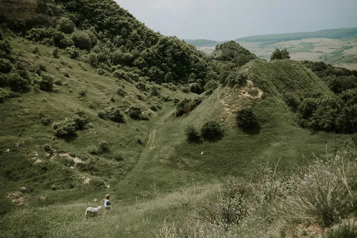 Young Romanian Family Living Beautifully In The Countryside