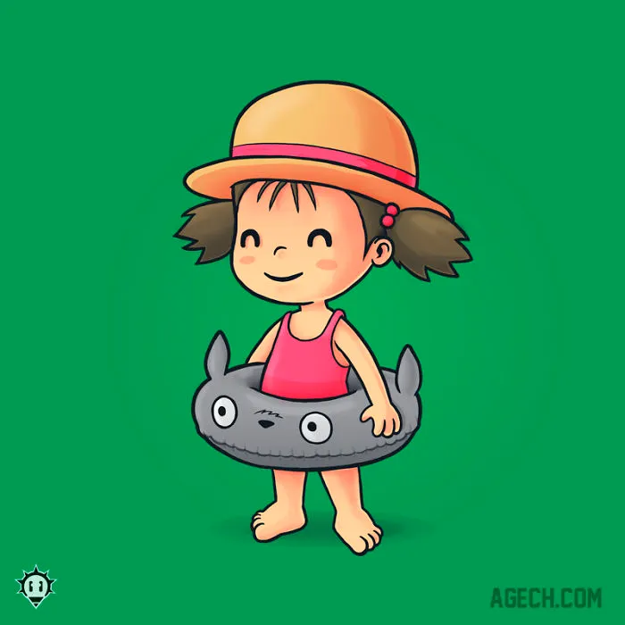 Not A Better Way To Be Ready For Summer Than Having A Totoro Float!