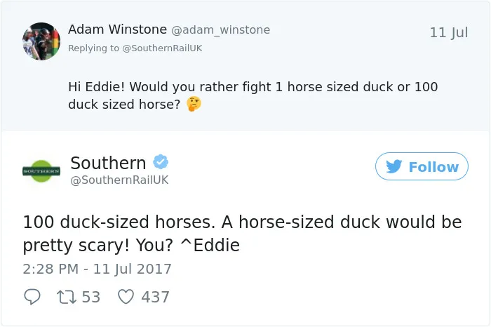 Most Hated Railway Puts 15-Year-Old In Charge Of Their Twitter Account, And Things Escalate Quickly