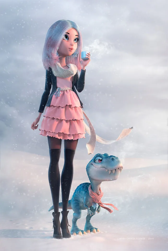 Adorable Digital Paintings By Carlos Ortega