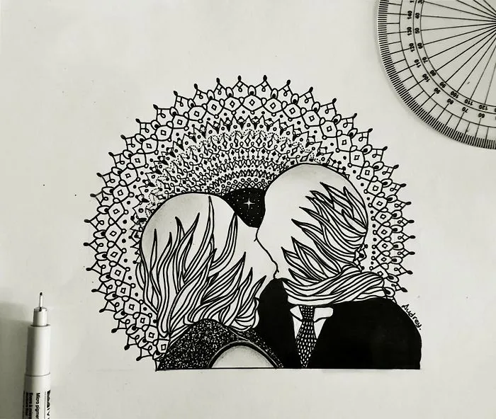 The Lovers By René Magritte, 1928