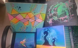 Art Made With A Focus On Vivid Dream Colours.