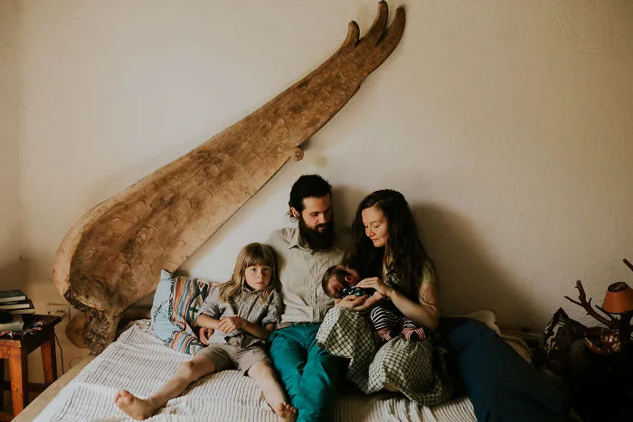 Young Romanian Family Living Beautifully In The Countryside