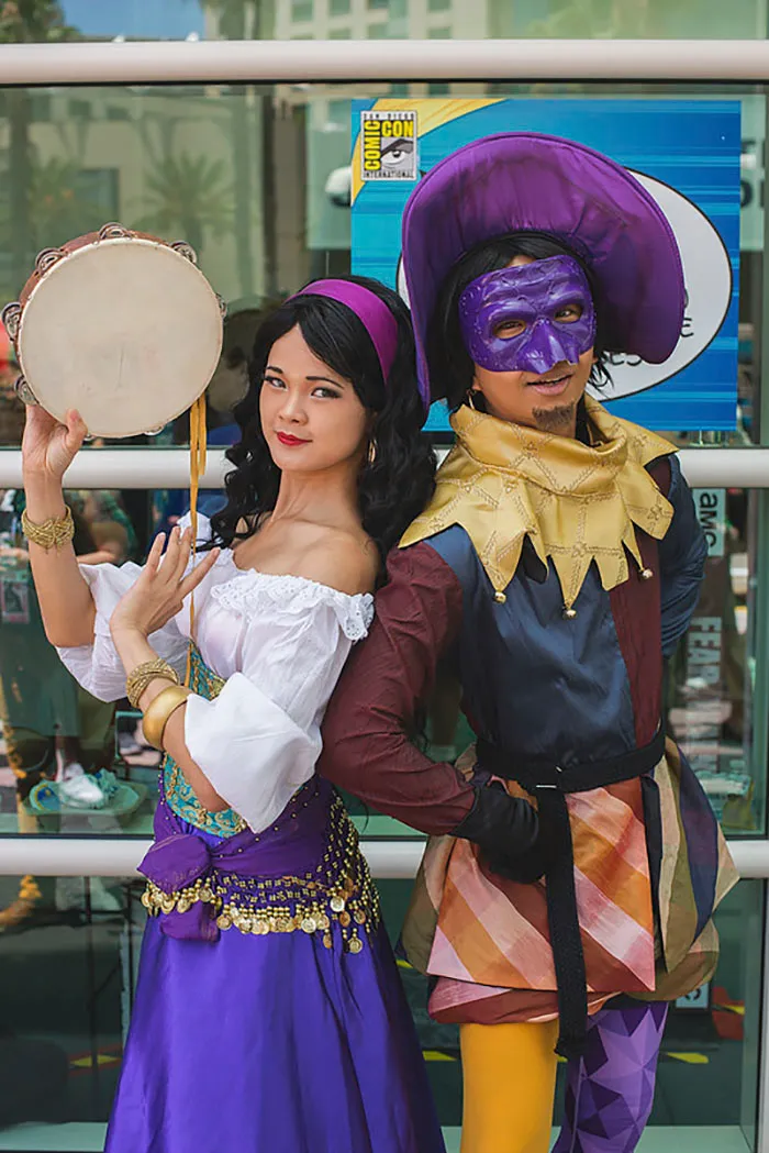 Esmeralda And Clopin Trouillefou, The Hunchback Of Notre Dame