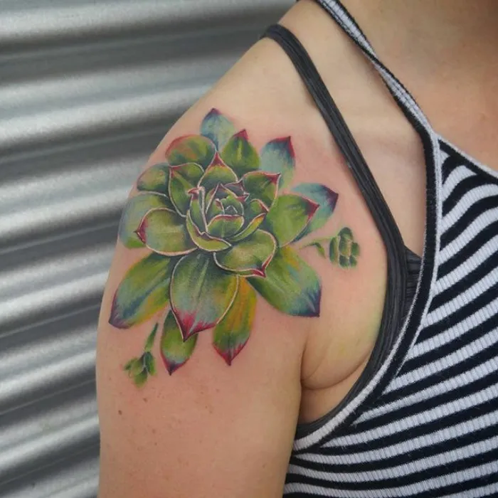139 Awesome Succulent Tattoo Ideas For People Who Are Crazy About Succulents