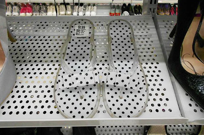 These Flip Flops Match Perfectly With The Shelf