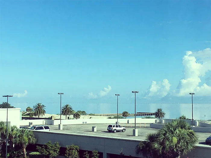 The Lake Outside Of My Office Is The Same Color As The Sky Today