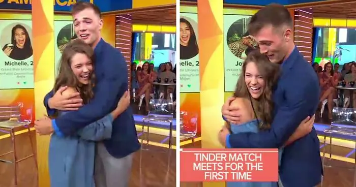 Strangers Who’ve Kept Hilarious Tinder Conversation For 3 Years Finally Meet And It’s Adorable