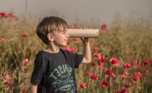 We Surprised The Awesomeness Of Childhood In A Poppy Field