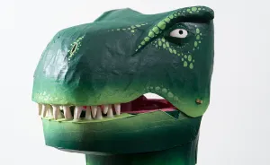 Handmade Paper Mache Dinosaur Schoolcone 'Schultüte'