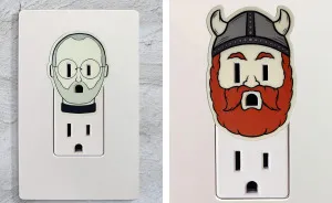 I Made Glow-In-The-Dark Outlet Stickers!