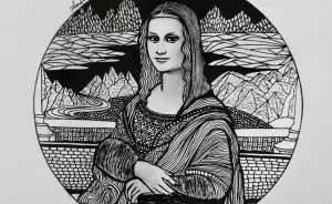 I Combined Doodling And Intricate Zentangle Patterns To Recreate Famous Artworks